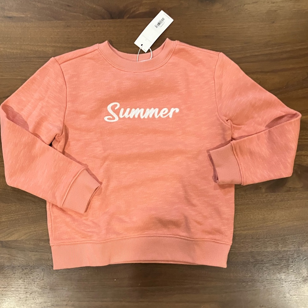 NWT-  Janie and Jack Summer' Preppy Sweatshirt (Unisex) - Picture 2 of 5